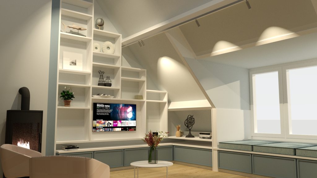 Lichtplan maatwerkkast en slaapkamer