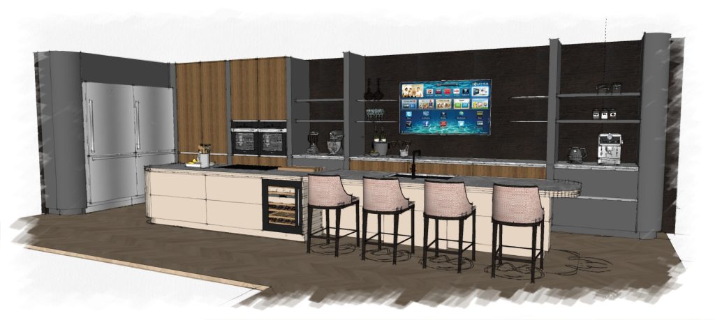3D Keuken laten ontwerpen optie 3